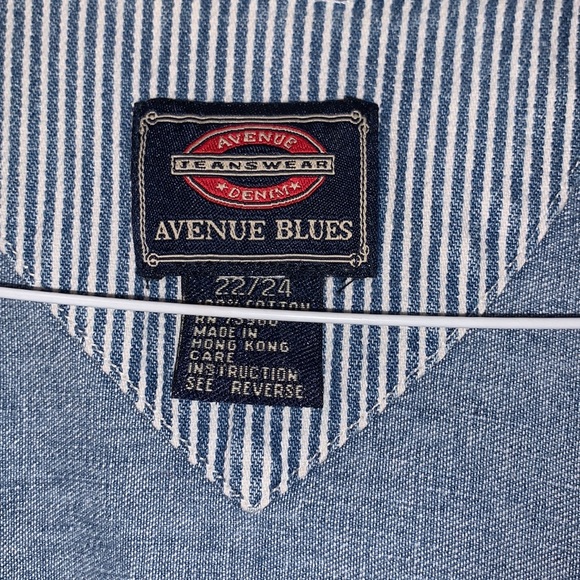 Blue jean womens blouse - Picture 3 of 3